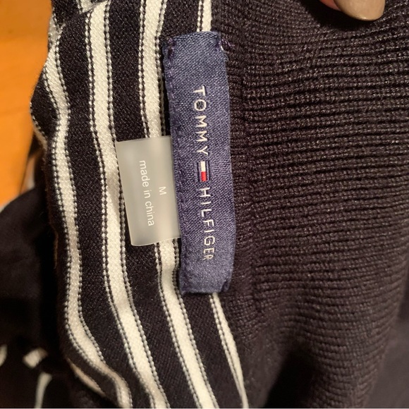 NWT - Tommy Hilfiger Long Sleeve Turtleneck Stripe Sweater Dress - Picture 4 of 8
